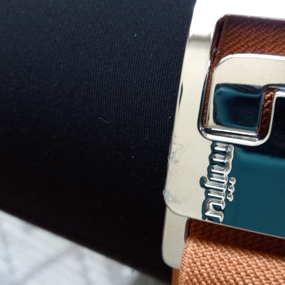 Rust/Silver Stretch Belt.  Size XS/ Small - Picture 5 of 5